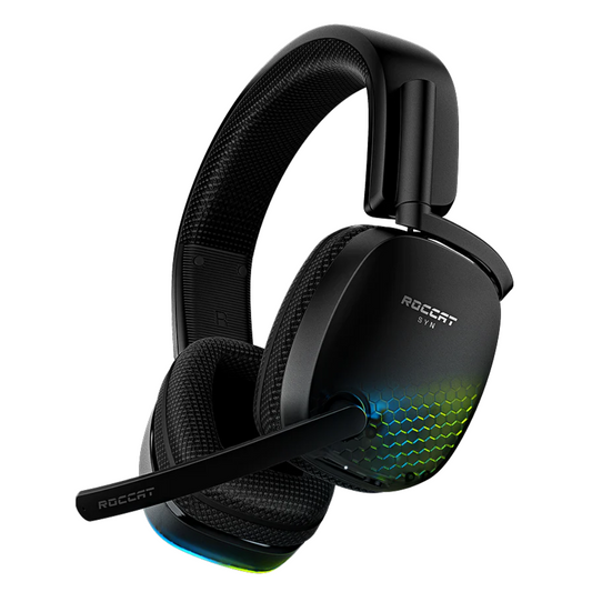 Roccat Syn Pro Air Wireless Headset Gaming 3D Audio RGB Headphones PC PS4 PS5