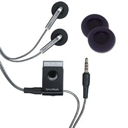 Stereo Headset HS-45 + AD-57 For Nokia E90 E51 5700 6110 5310 3.5mm jack Black