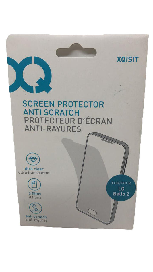 Screen Protector Soft High Quality Protective Film For LG Bello 2  XQISIT Clear