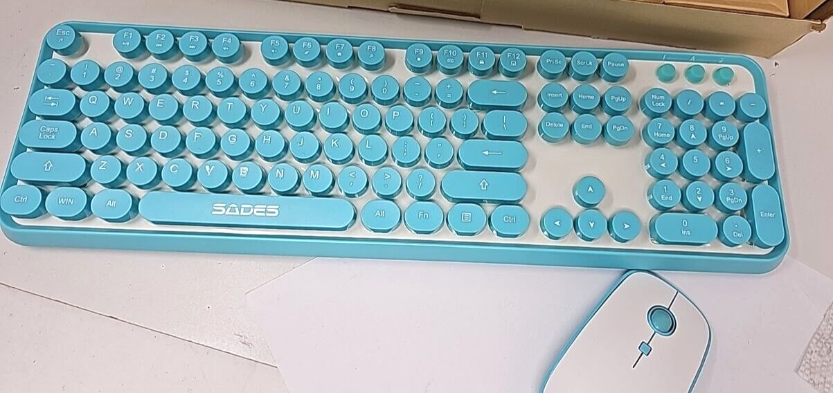 Sades V2020 Wireless Ergonomic Mechanical Keyboard and Optical Mouse R Cellular Wholesales Inc