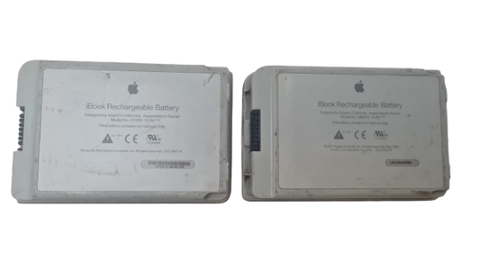 2 Lot Battery For Apple iBook G3 G4 12" in A1061 A1008 M9337 M8403 M8433 As Is