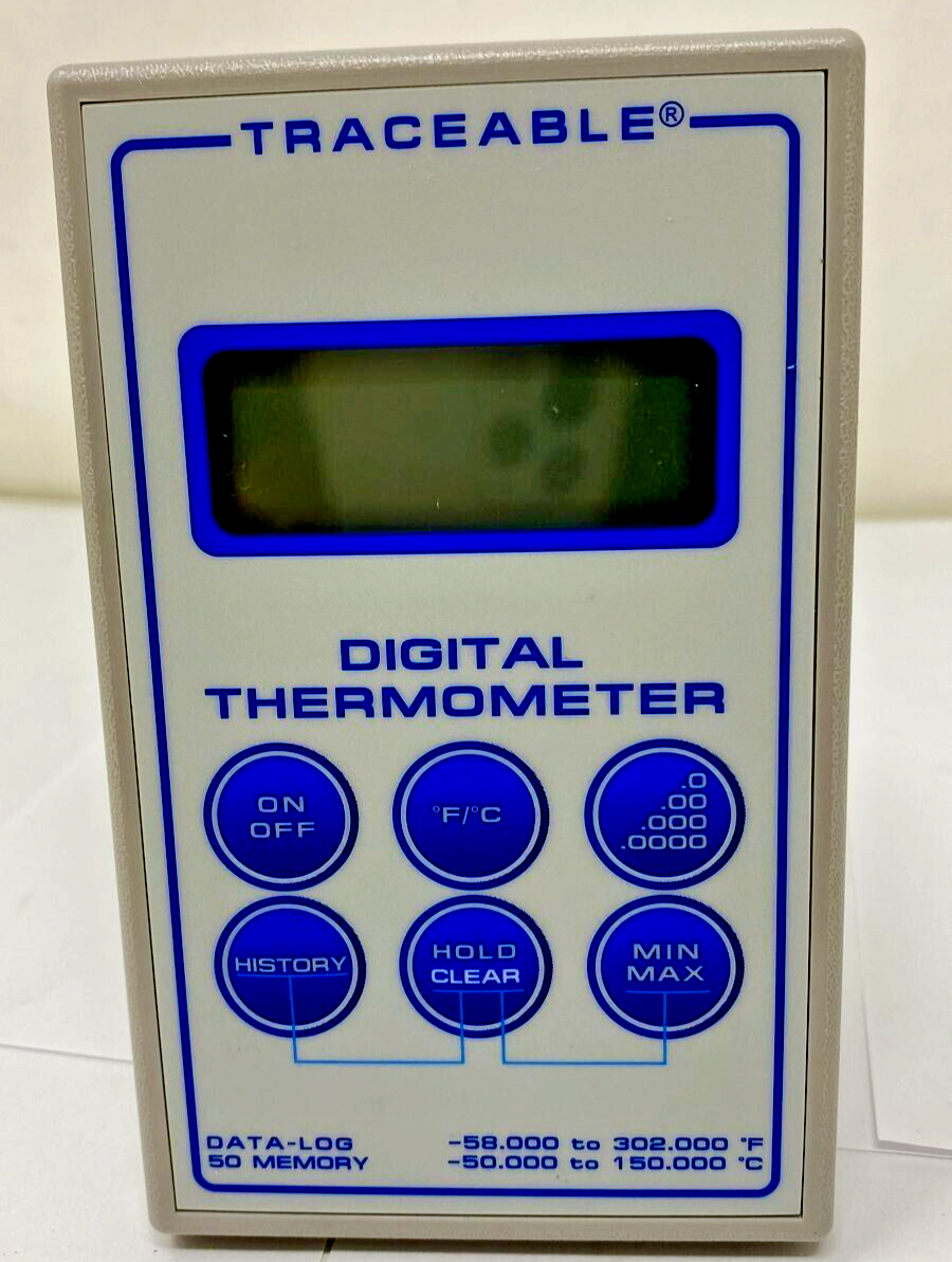 Traceable 4000 Digital Thermometer Triple Purpose for Semisolids Gas Unit Only