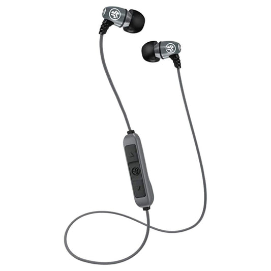 Jlab Metal Wireless Rugged Earbuds Bluetooth In Ear Headphones Mic Over Neck Vol