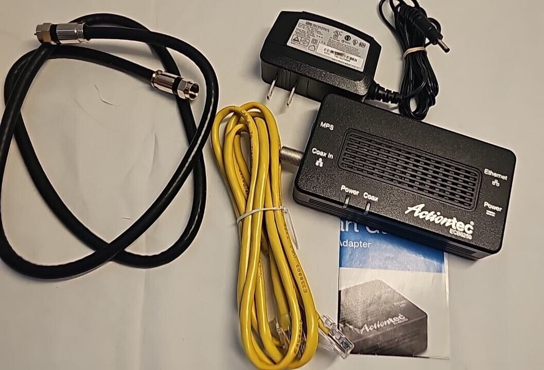 Actiontec ECB6250 MoCa 2.5 Network Adapter Speed Gigabit Sing