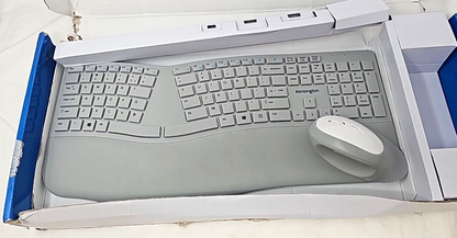 Kensington Pro Fit Ergonomic Wireless Keyboard and Mouse Bluetooth White