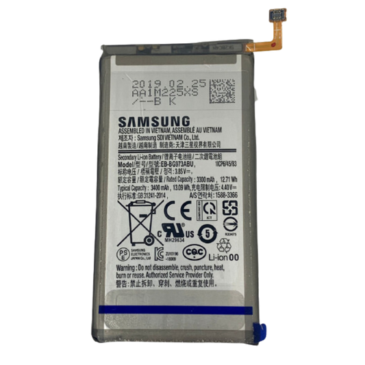 Battery EB-BG973ABU EB-BG973 Fits Samsung Galaxy S10 G973 SM-G9730 2900mAh OEM