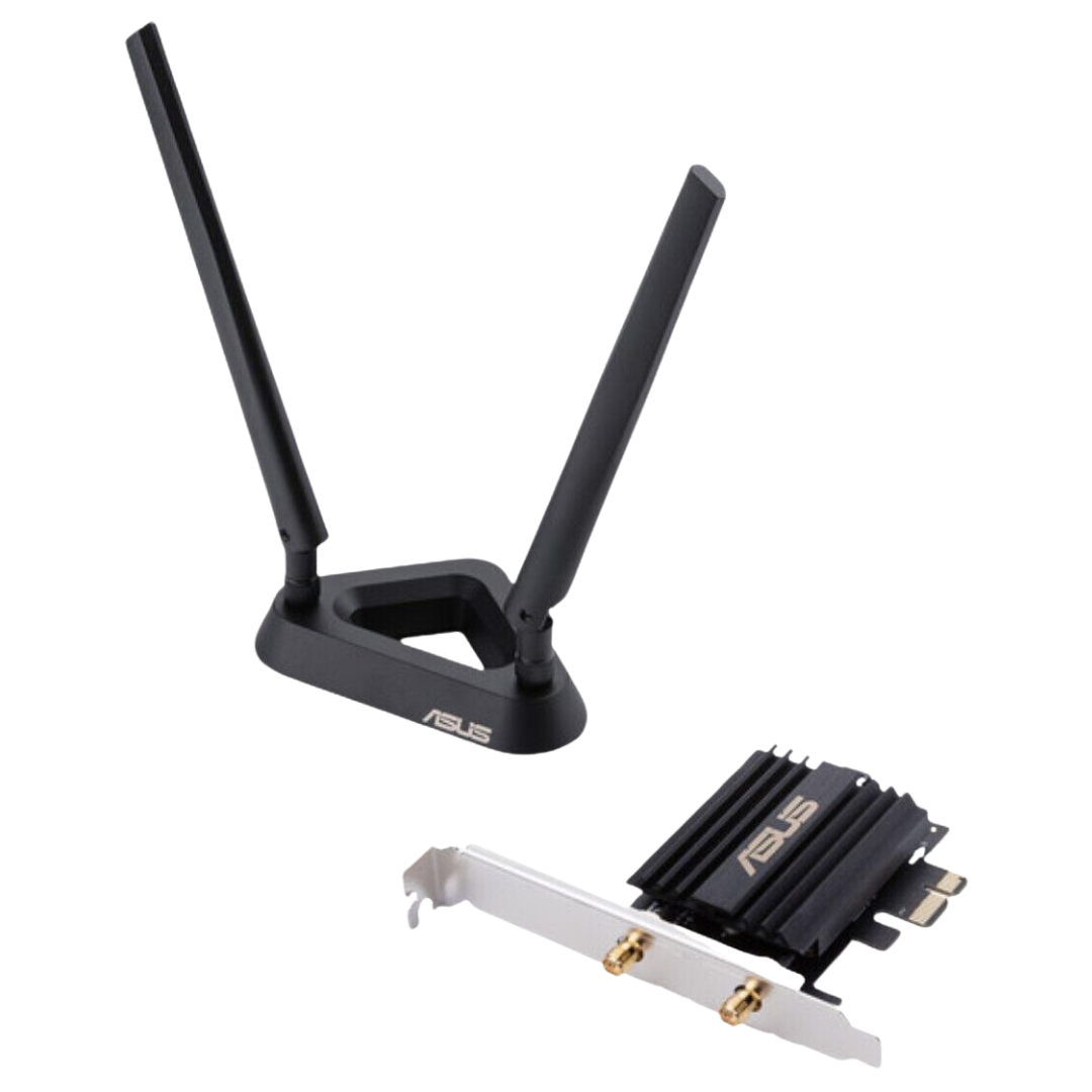 Asus PCE-AX58BT Dual Band WiFi 6 PCI-E 802.11ax Adapter 2 Antennas Bluetooth 5.0