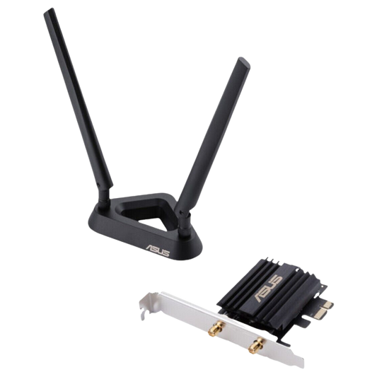 Asus PCE-AX58BT Dual Band WiFi 6 PCI-E 802.11ax Adapter 2 Antennas Bluetooth 5.0