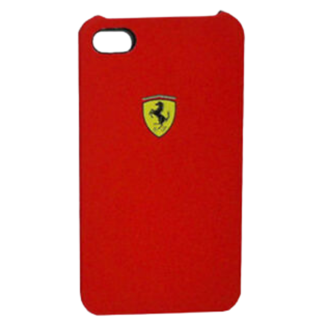 Hard Case Fits Apple iPhone 4 4S Original Ferrari Scuderia Collection Red Cover